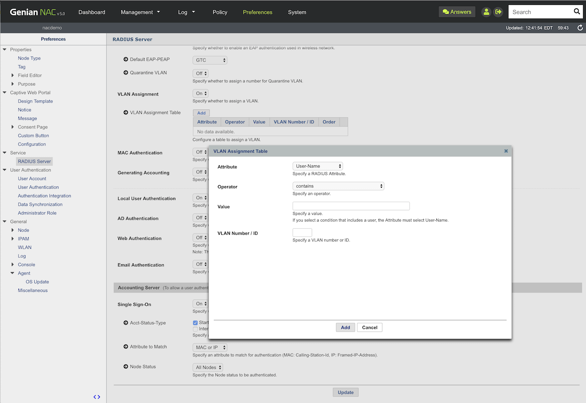 nac vlan assignment